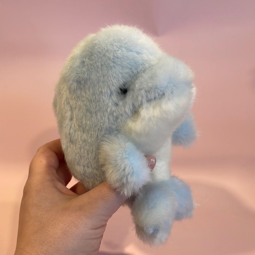 Aurora Light Baby Blue Dolphin Excellent Used Condition 6” long For Kids